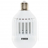 Bec LED anti-insecte, Noveen, IKN804, 2 in 1, cu lampa UV, 8 W, 800 V, Alb