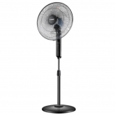 Ventilator de birou Noveen, diametru 40 cm, 45 W, 3 trepte de viteza, reglare pe inaltime, F450 Black