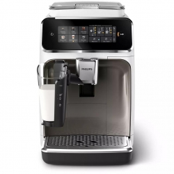 Espressor automat PHILIPS S3300 LatteGo EP3343/90, 1.8l, 6 bauturi, 1500W, 15 bar, Alb-Negru