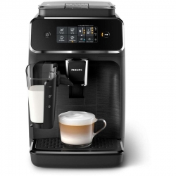 Espressor cafea automat Philips EP2230/10 Series 2000 cu spumant lapte LatteGo, 1.8l, 15 bari, negru