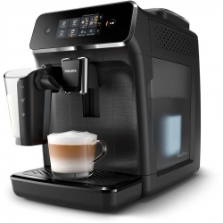 Espressor cafea automat Philips EP2230/10 Series 2000 cu spumant lapte LatteGo, 1.8l, 15 bari, negru