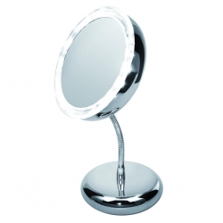 Oglinda cosmetica reglabila cu lupa si Iluminare cu LED Adler 2159