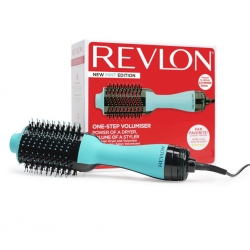 Perie electrica fixa REVLON One-Step Hair Dryer and Volumizer, RVDR5222MUKE MINT, pentru par mediu si lung