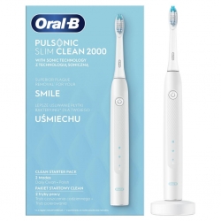 Periuta de dinti electrica, Oral-B Pulsonic Slim Clean 2000, alb