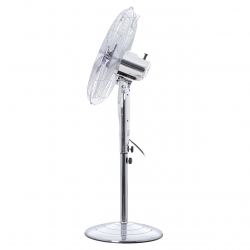 Ventilator cu picior CAMRY, 45 cm, 3 viteze, Inaltime reglabila, Cronometru, Telecomanda, Oscilatie, Argintiu